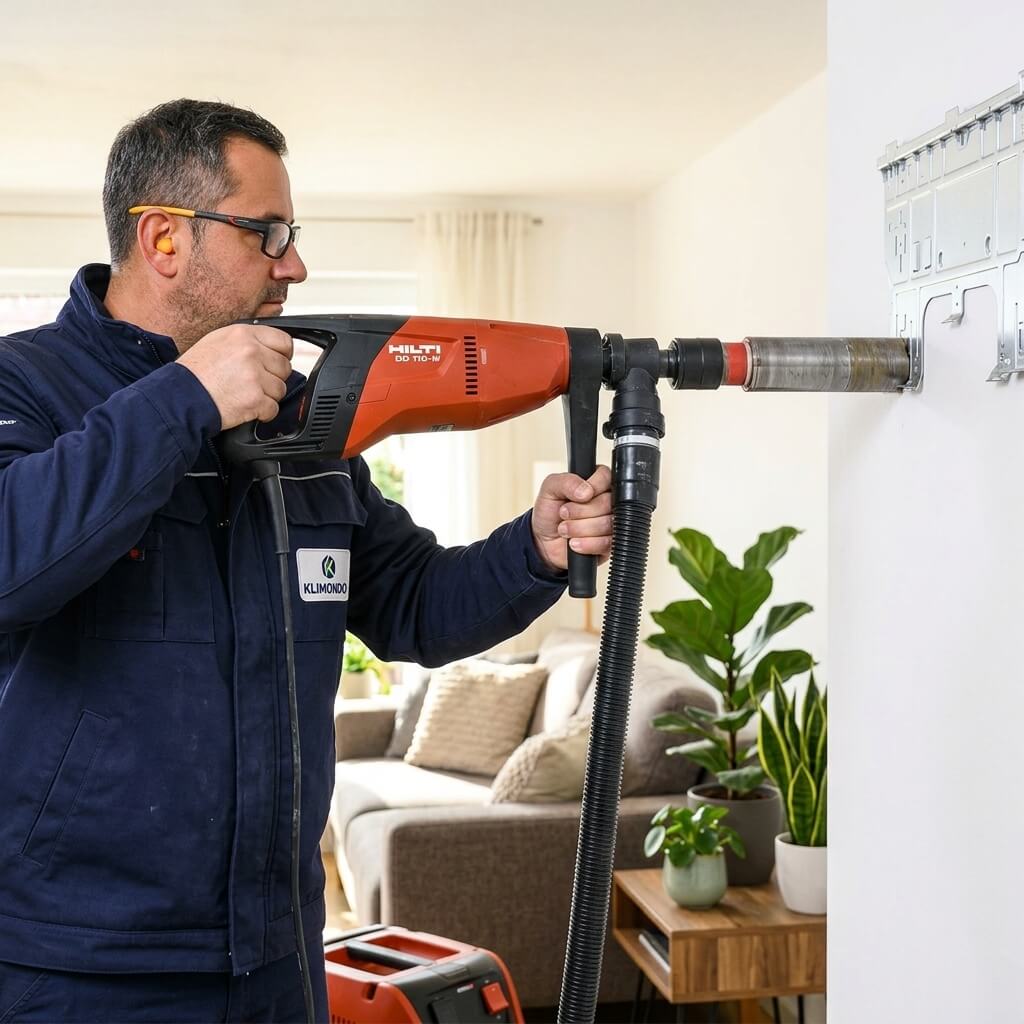 Montage Klimaanlage zusätzliches Innengerät