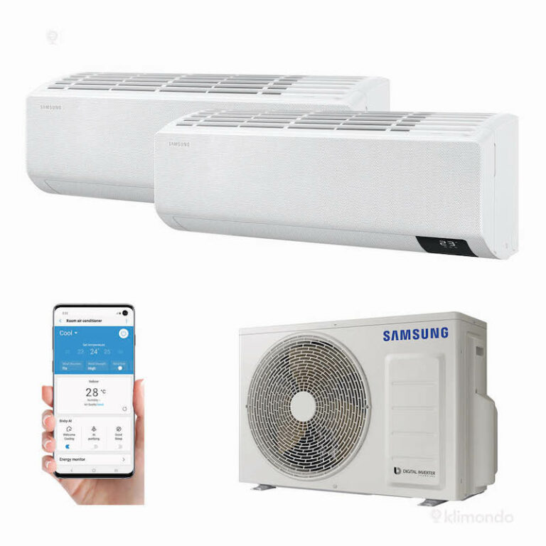 Samsung MultiSplitKlimaanlage Außengerät 4kW für 2 Innengeräte WindFree Comfort Serie